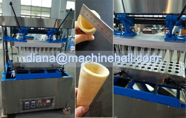 40 Mould Pizza Cone Making Machine